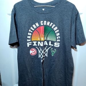 Fanatics NBA Eastern Conferance Finals 2021 mens large t-shirt